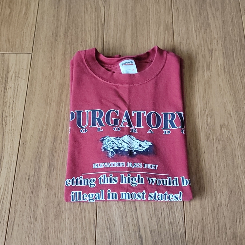 VTG 90s Purgatory Colorado Ski Tee